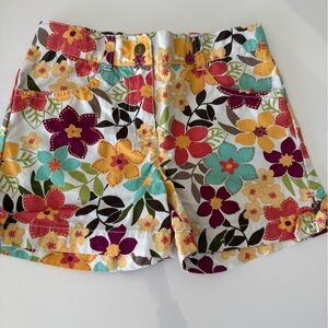 Gymboree Multicolor Floral Cotton Shorts